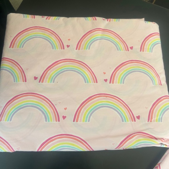 Pottery Barn Kids Rainbow Duvet Full/Queen with 2 Shams - Picture 2 of 4
